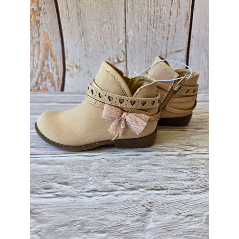 POP GIRLS Lil Elisha Blush Boots Size 7 Medium Little Girls New In Box (C-39)